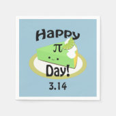 Serviette En Papier Jour Pi Joyeux (Devant)