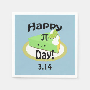 Serviette En Papier Jour Pi Joyeux