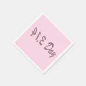 Serviette En Papier Jour Pie Pink Pi (Coin)