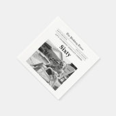 Serviette En Papier Journal pour les 60 ans (Coin)