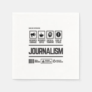 Serviette En Papier journaliste