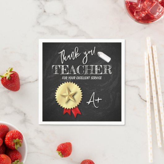 Serviette En Papier Journée des enseignants | Appréciation de l'enseig (En situation)