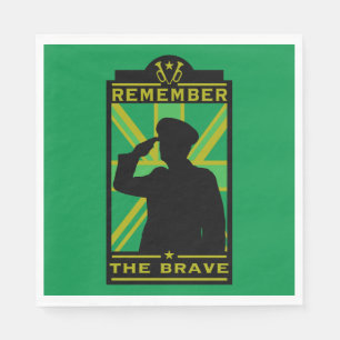 Serviette En Papier Journée des forces armées britanniques