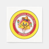 Serviette En Papier Journée internationale Nacho (Devant)