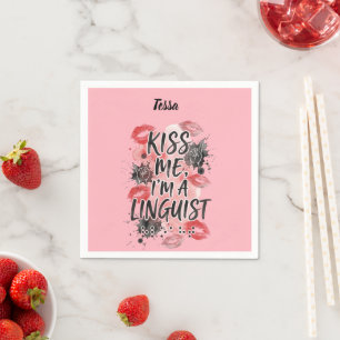 Serviette En Papier Journée mondiale du baiser