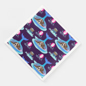 Serviette En Papier Jours De Chiens D'Été (Coin)