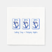 Serviette En Papier Jours de navigation et nuits de Mahjong Odeur de t (Devant)