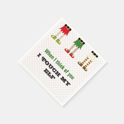 Serviette En Papier Jours de Noël Elf Napkins (Coin)