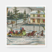 Serviette En Papier Jours d'hiver (Devant)