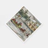 Serviette En Papier Jours d'hiver (Coin)