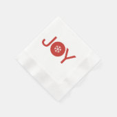 Serviette En Papier Joy Christmas Napkin (Coin)