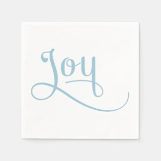 Serviette En Papier Joy Script Sky