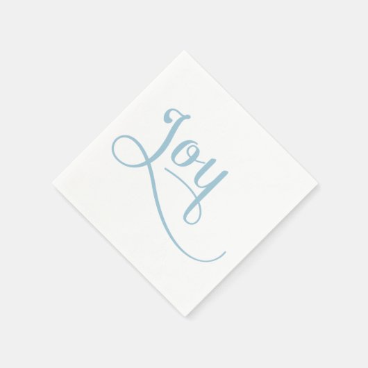 Serviette En Papier Joy Script Sky (Coin)