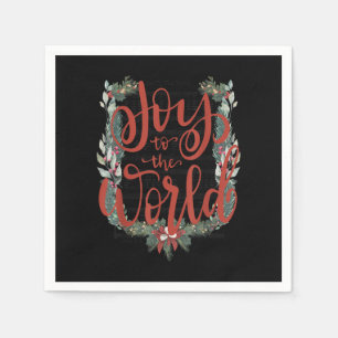 Serviette En Papier Joy-To-The-World Noël chrétien Jésus naissance M