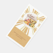 Serviette En Papier Joyeuse Action de grâce (Coin)