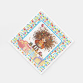 Serviette En Papier Joyeuse Anniversaire Fille (Coin)