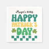 Serviette En Papier Joyeuse fête de la Saint-Patrick (Devant)