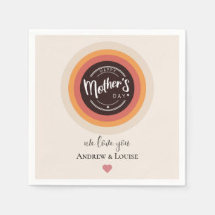 Serviette En Papier Joyeuse fête des mères