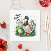 Serviette En Papier Joyeuse fête des pères (En situation)