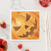 Serviette En Papier Joyeuse fête d'Halloween (En situation)