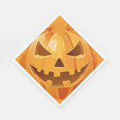 Serviette En Papier Joyeuse fête d'Halloween (Coin)