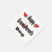 Serviette En Papier Joyeuse Journée des grands parents (Coin)