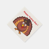 SERVIETTE EN PAPIER JOYEUSE JOURNÉE TURQUIE (Coin)