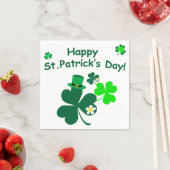 Serviette En Papier Joyeuse Saint-Patrick (En situation)