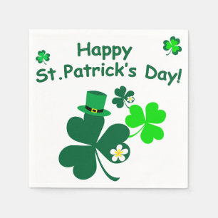Serviette En Papier Joyeuse Saint-Patrick
