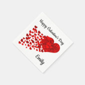 Serviette En Papier Joyeuse Saint-Valentin (Coin)