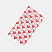 Serviette En Papier Joyeuse Saint-Valentin (Coin)