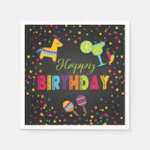 Serviette En Papier Joyeuse serviettes d'anniversaire Fiesta (Devant)