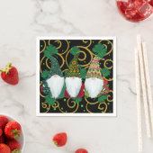 Serviette En Papier Joyeuse St. Patrick GNOMES    (En situation)