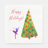 Serviette En Papier Joyeuses fêtes (Devant)