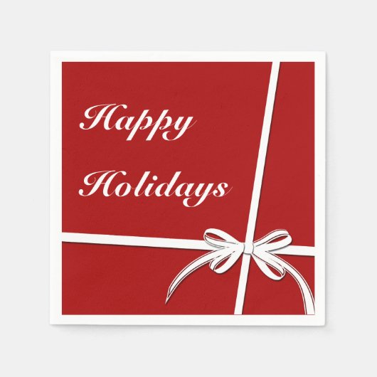 Serviette En Papier Joyeuses fêtes (Devant)