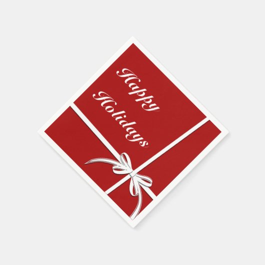 Serviette En Papier Joyeuses fêtes (Coin)