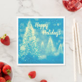 Serviette En Papier Joyeuses fêtes de Noël (En situation)