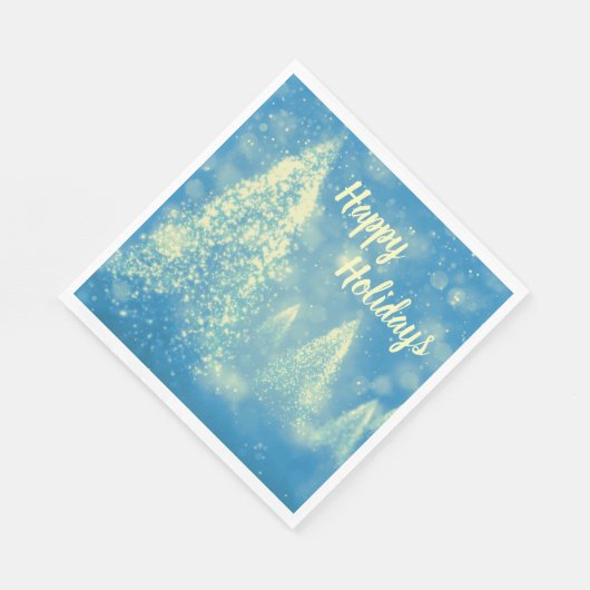 Serviette En Papier Joyeuses fêtes de Noël (Coin)