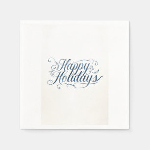 Serviette En Papier Joyeuses Fêtes Joyeux Noël Famille Nouvel An