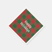 Serviette En Papier Joyeuses fêtes prévues (Coin)