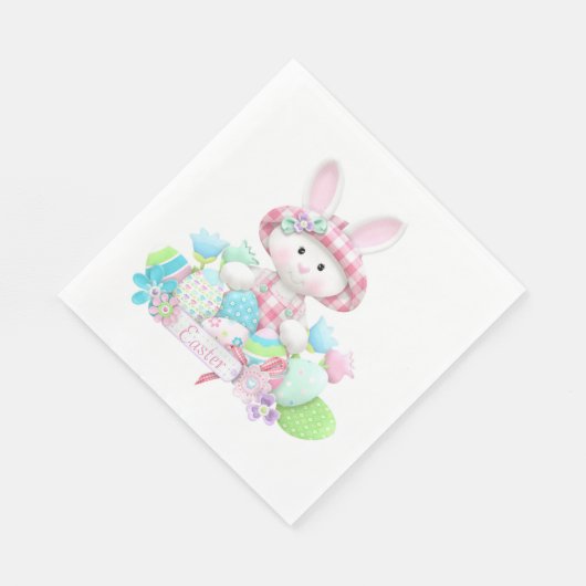 Serviette En Papier Joyeuses Pâques (Coin)