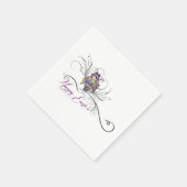 Serviette En Papier Joyeuses Pâques (Coin)