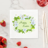 Serviette En Papier Joyeuses Pâques (En situation)