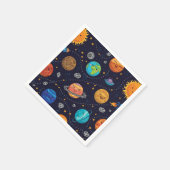 Serviette En Papier Joyeuses Planètes Papier serviettes (Coin)