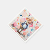 Serviette En Papier Joyeuses serviettes d'anniversaire (Coin)