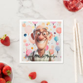 Serviette En Papier Joyeuses serviettes d'anniversaire (En situation)