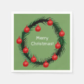 Serviette En Papier Joyeuses serviettes de Noël (Devant)