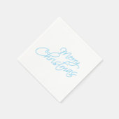 Serviette En Papier Joyeuses serviettes de Noël (Coin)