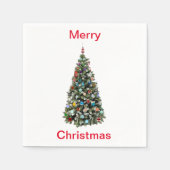 Serviette En Papier Joyeuses serviettes de Noël (Devant)