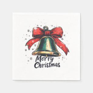Serviette En Papier Joyeuses serviettes de Noël